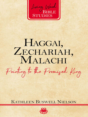 cover image of Haggai, Zechariah, Malachi